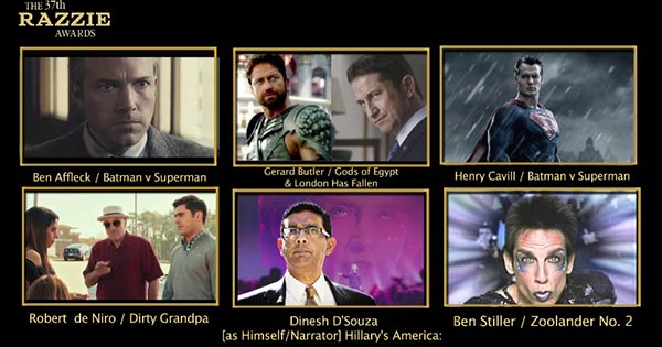 Razzie Awards 2017 Razzie Awards 2017