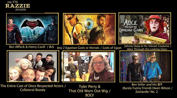 Razzie Awards 2017 Razzie Awards 2017