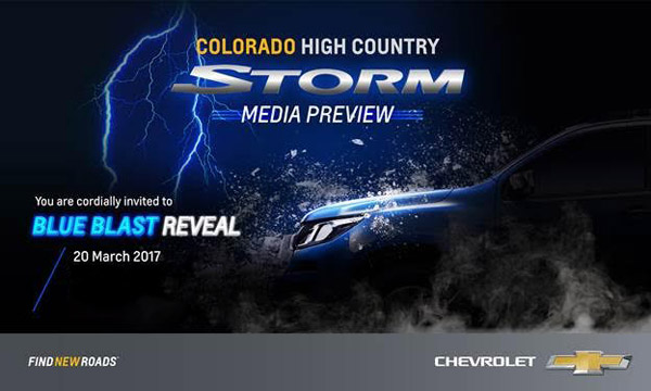 hevrolet Corolado High Country Storm 2017
