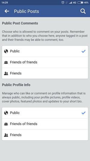 วิธีตั้งค่าโพสต์สาธารณะ Facebook วิธีตั้งค่าโพสต์สาธารณะ Facebook