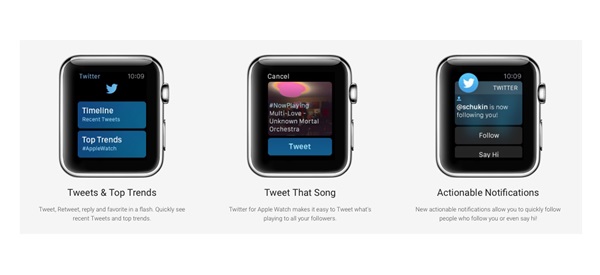 Twitter หยุดสนับสนุนแอปฯ บน Apple Watch Twitter หยุดสนับสนุนแอปฯ บน Apple Watch