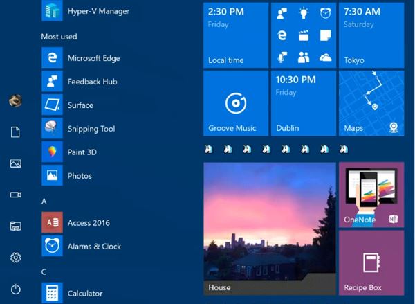 ฟีเจอร์ใหม่ Windows 10 ฟีเจอร์ใหม่ Windows 10