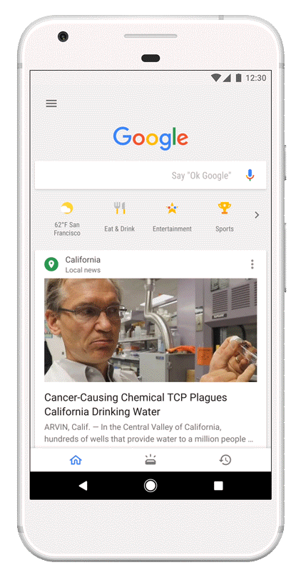 แอปฯ Google เพิ่ม Feed แสดงข่าวสาร แอปฯ Google เพิ่ม Feed แสดงข่าวสาร