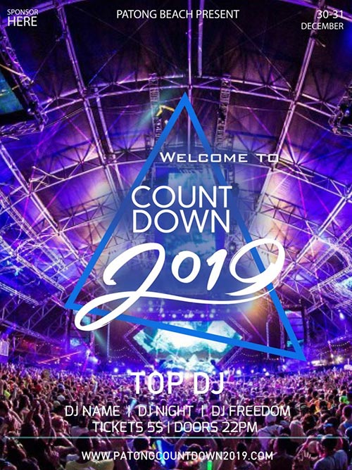 รวมสถานที่เคาท์ดาวน์ปี 2019 รวมสถานที่เคาท์ดาวน์ปี 2019