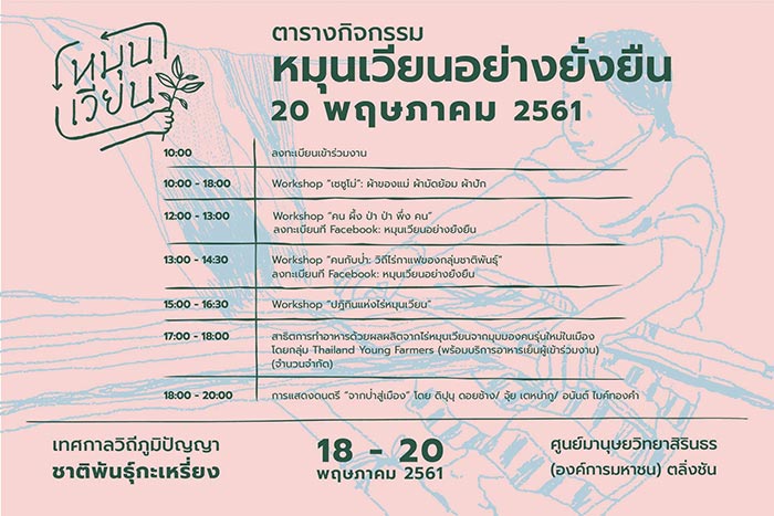 เทศกาลวิถีภูมิปัญญาชาติพันธุ์กะเหรี่ยง เทศกาลวิถีภูมิปัญญาชาติพันธุ์กะเหรี่ยง