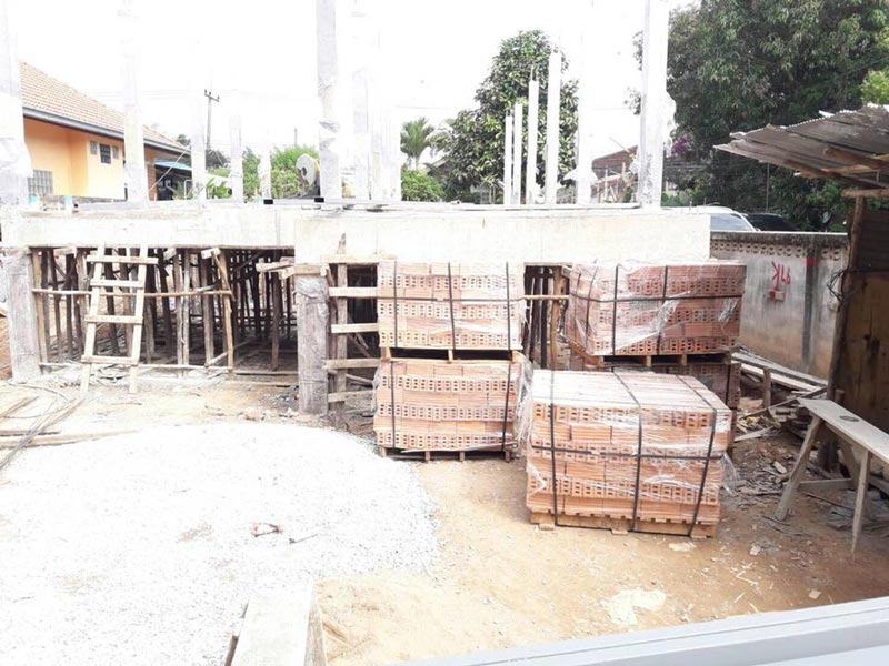สร้างบ้านชั้นเดียว 2 ห้องนอน 2 ห้องน้ำ สร้างบ้านชั้นเดียว 2 ห้องนอน 2 ห้องน้ำ