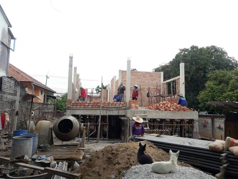 สร้างบ้านชั้นเดียว 2 ห้องนอน 2 ห้องน้ำ สร้างบ้านชั้นเดียว 2 ห้องนอน 2 ห้องน้ำ