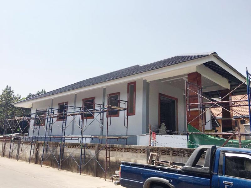 สร้างบ้านชั้นเดียว 2 ห้องนอน 2 ห้องน้ำ สร้างบ้านชั้นเดียว 2 ห้องนอน 2 ห้องน้ำ