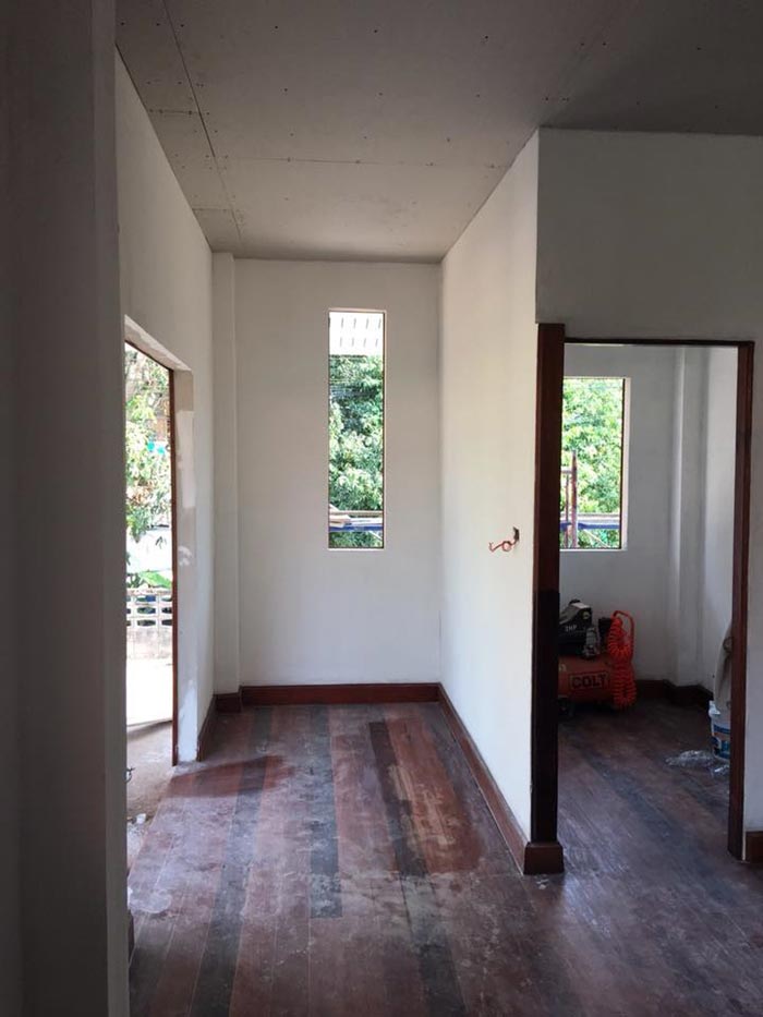 สร้างบ้านชั้นเดียว 2 ห้องนอน 2 ห้องน้ำ สร้างบ้านชั้นเดียว 2 ห้องนอน 2 ห้องน้ำ