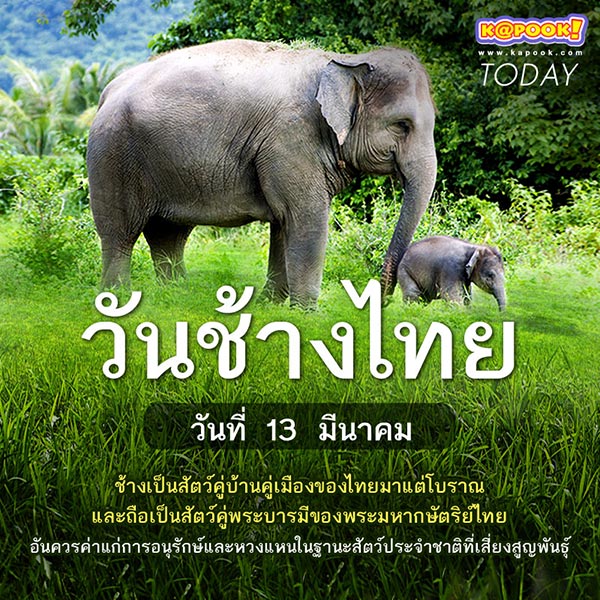 วันช้างไทย วันช้างไทย