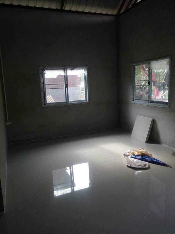 บ้านชั้นเดียว 2 ห้องนอน 1 ห้องน้ำ บ้านชั้นเดียว 2 ห้องนอน 1 ห้องน้ำ