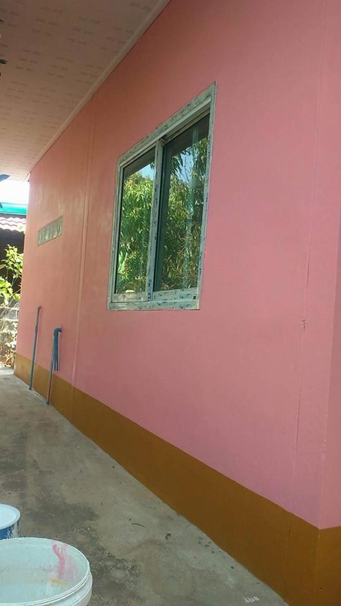 บ้านชั้นเดียว 2 ห้องนอน 1 ห้องน้ำ บ้านชั้นเดียว 2 ห้องนอน 1 ห้องน้ำ