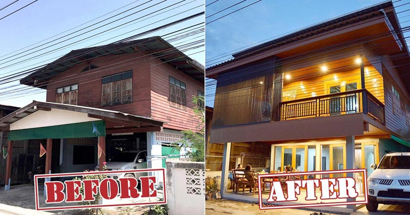 รีโนเวทบ้านครึ่งปูนครึ่งไม้ รีโนเวทบ้านครึ่งปูนครึ่งไม้