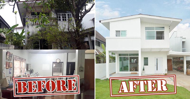 รีโนเวทบ้านครึ่งปูนครึ่งไม้ รีโนเวทบ้านครึ่งปูนครึ่งไม้