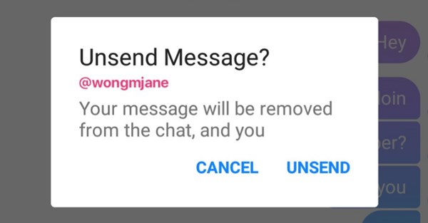 Facebook Messenger กำลังทดสอบฟีเจอร์ Unsend Facebook Messenger กำลังทดสอบฟีเจอร์ Unsend
