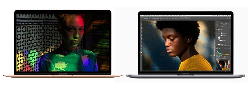 เปรียบเทียบ MacBook Air 2018 กับ MacBook Pro 13 นิ้ว เปรียบเทียบ MacBook Air 2018 กับ MacBook Pro 13 นิ้ว
