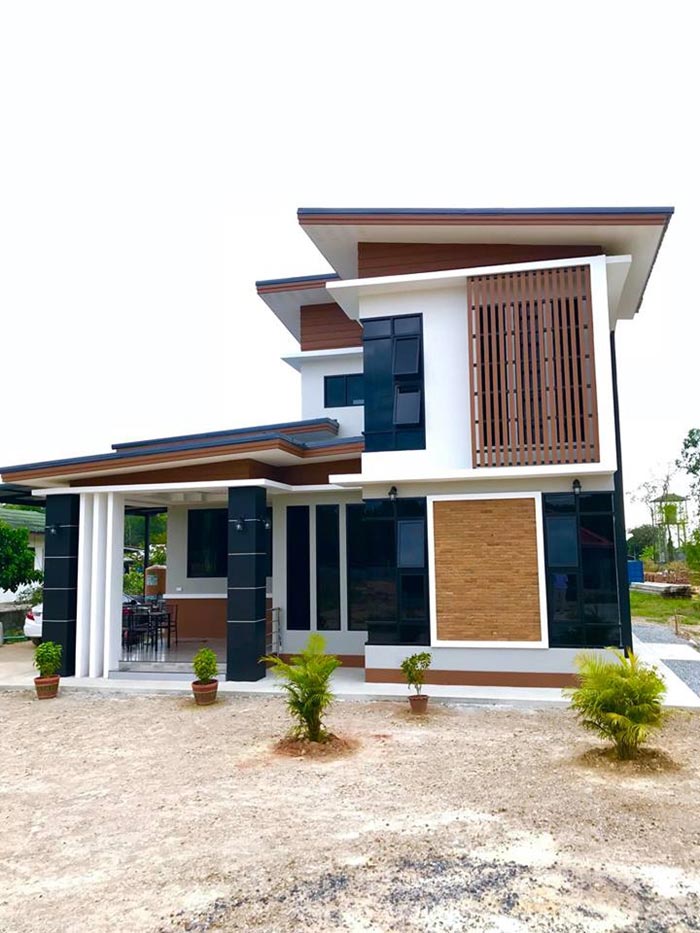 แบบบ้านสองชั้น 4 ห้องนอน 2 ห้องน้ำ แบบบ้านสองชั้น 4 ห้องนอน 2 ห้องน้ำ