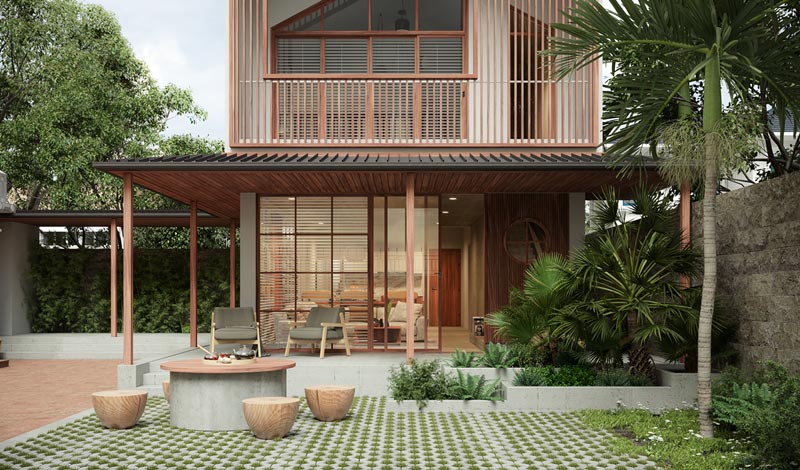 แบบบ้านสองชั้นหลังคาจั่ว โมเดิร์น แบบบ้านสองชั้นหลังคาจั่ว โมเดิร์น