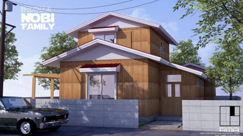 แบบบ้านโนบิตะ แบบบ้านโนบิตะ