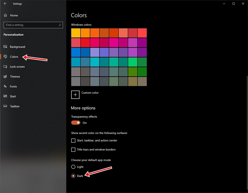 เปลี่ยน Windows 10 และ Google Chrome ให้เป็น Dark Mode เปลี่ยน Windows 10 และ Google Chrome ให้เป็น Dark Mode