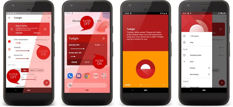 5 แอปฯ กรองแสงสีฟ้าสำหรับ Android 5 แอปฯ กรองแสงสีฟ้าสำหรับ Android