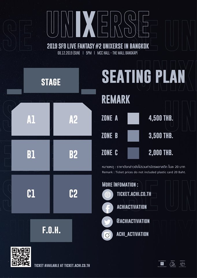 2019 SF9 Live Fantasy #2 Unixerse in Bangkok 2019 SF9 Live Fantasy #2 Unixerse in Bangkok