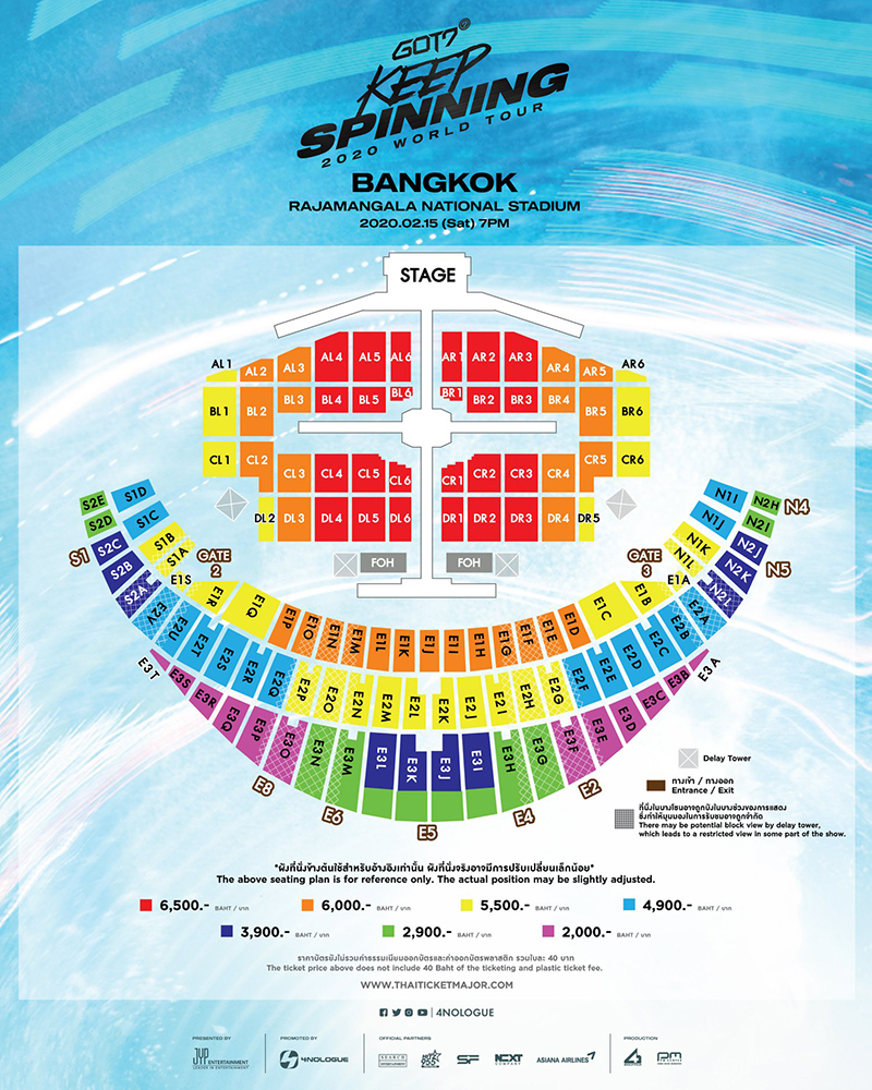 GOT7 2020 World Tour Keep Spinning in Bangkok GOT7 2020 World Tour Keep Spinning in Bangkok