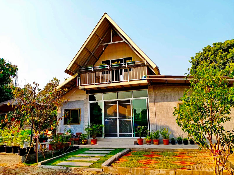 แบบบ้านสวนสองชั้น แบบบ้านสวนสองชั้น
