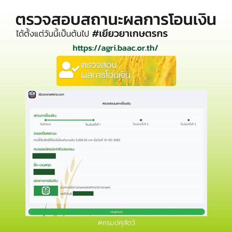 เยียวยาเกษตรกร เยียวยาเกษตรกร