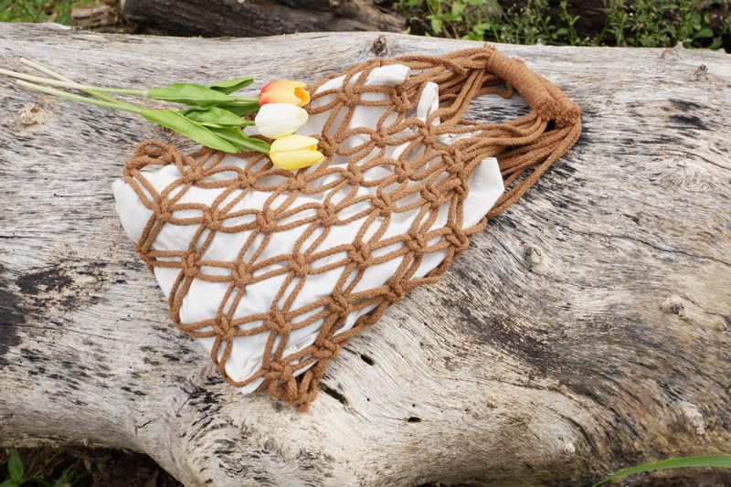 DIY กระเป๋ามาคราเม่ DIY กระเป๋ามาคราเม่