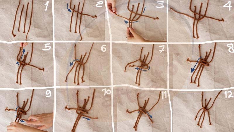 DIY กระเป๋ามาคราเม่ DIY กระเป๋ามาคราเม่