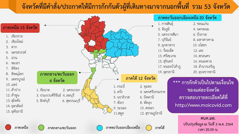 28 จังหวัด ขอประชาชนงดออกจากบ้าน 28 จังหวัด ขอประชาชนงดออกจากบ้าน