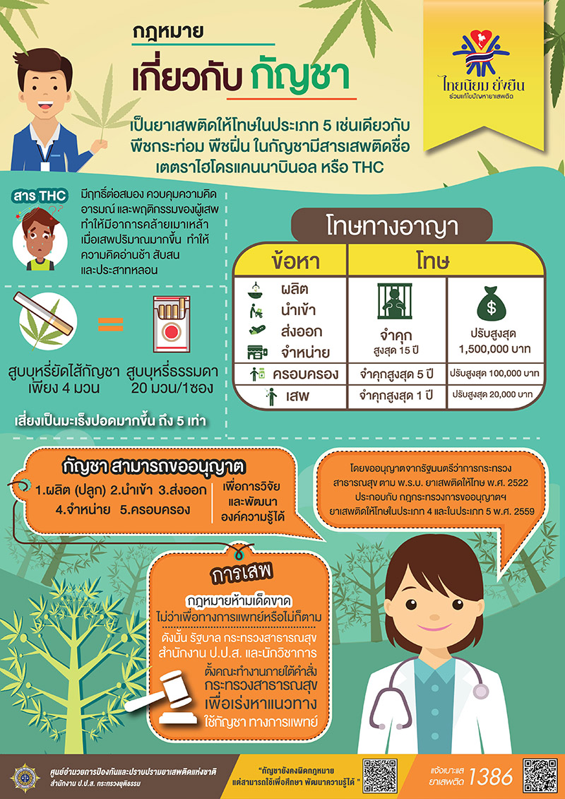 โทษปลูกกัญชา โทษปลูกกัญชา