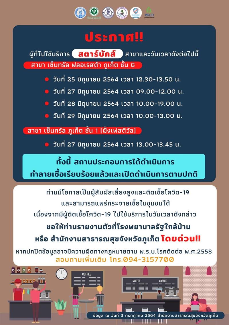 ภูเก็ตประกาศจุดเสี่ยงโควิด ภูเก็ตประกาศจุดเสี่ยงโควิด