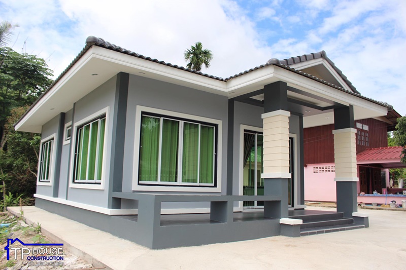 แบบบ้านชั้นเดียว 2 ห้องนอน 1 ห้องน้ำ แบบบ้านชั้นเดียว 2 ห้องนอน 1 ห้องน้ำ