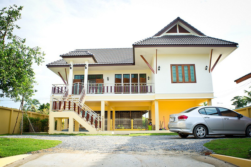 บ้านไทยประยุกต์ 2 ห้องนอน 3 ห้องน้ำ บ้านไทยประยุกต์ 2 ห้องนอน 3 ห้องน้ำ