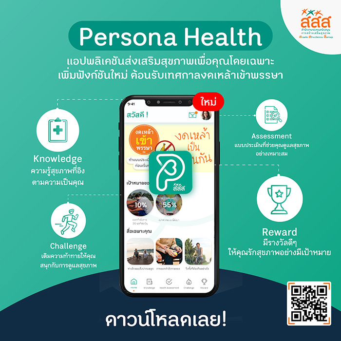 แอปพลิเคชัน Persona Health แอปพลิเคชัน Persona Health