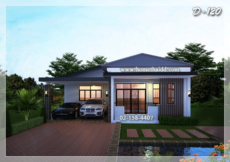 แบบบ้านชั้นเดียวโมเดิร์น แบบบ้านชั้นเดียวโมเดิร์น