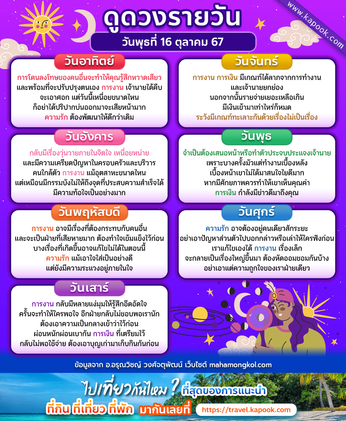 ดูดวงรายวัน ดูดวงรายวัน