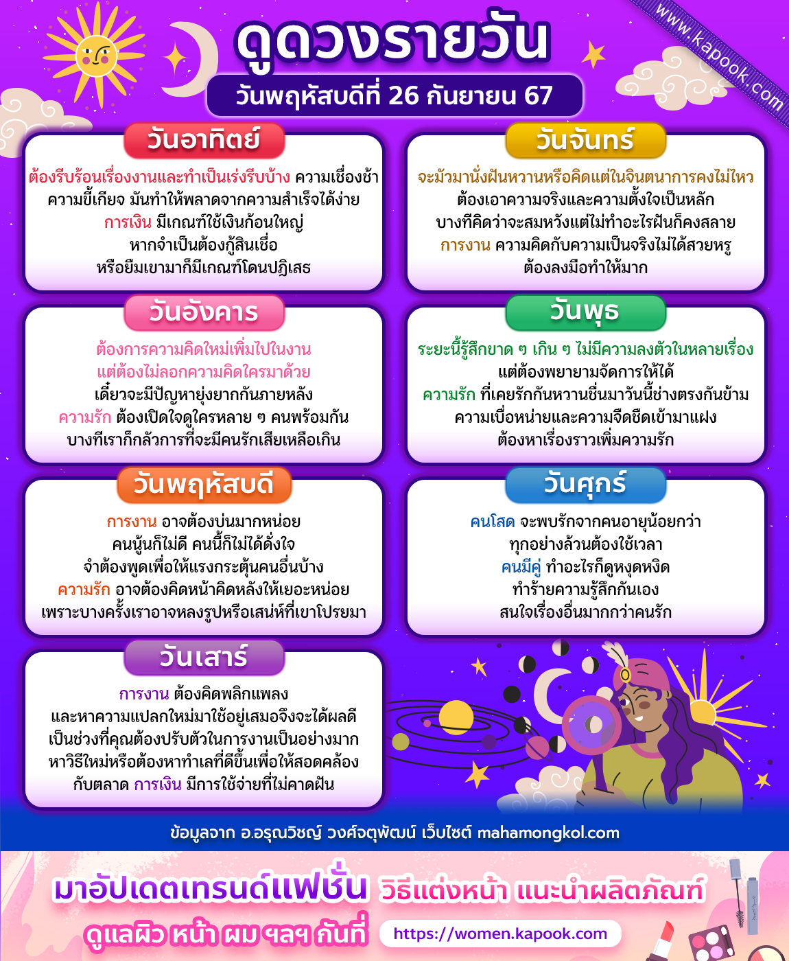ดูดวงรายวัน ดูดวงรายวัน