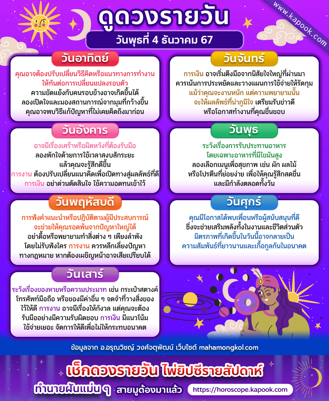 ดูดวงรายวัน ดูดวงรายวัน