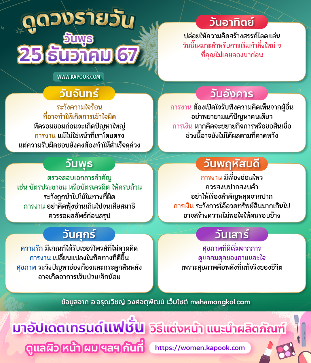 ดูดวงรายวัน ดูดวงรายวัน