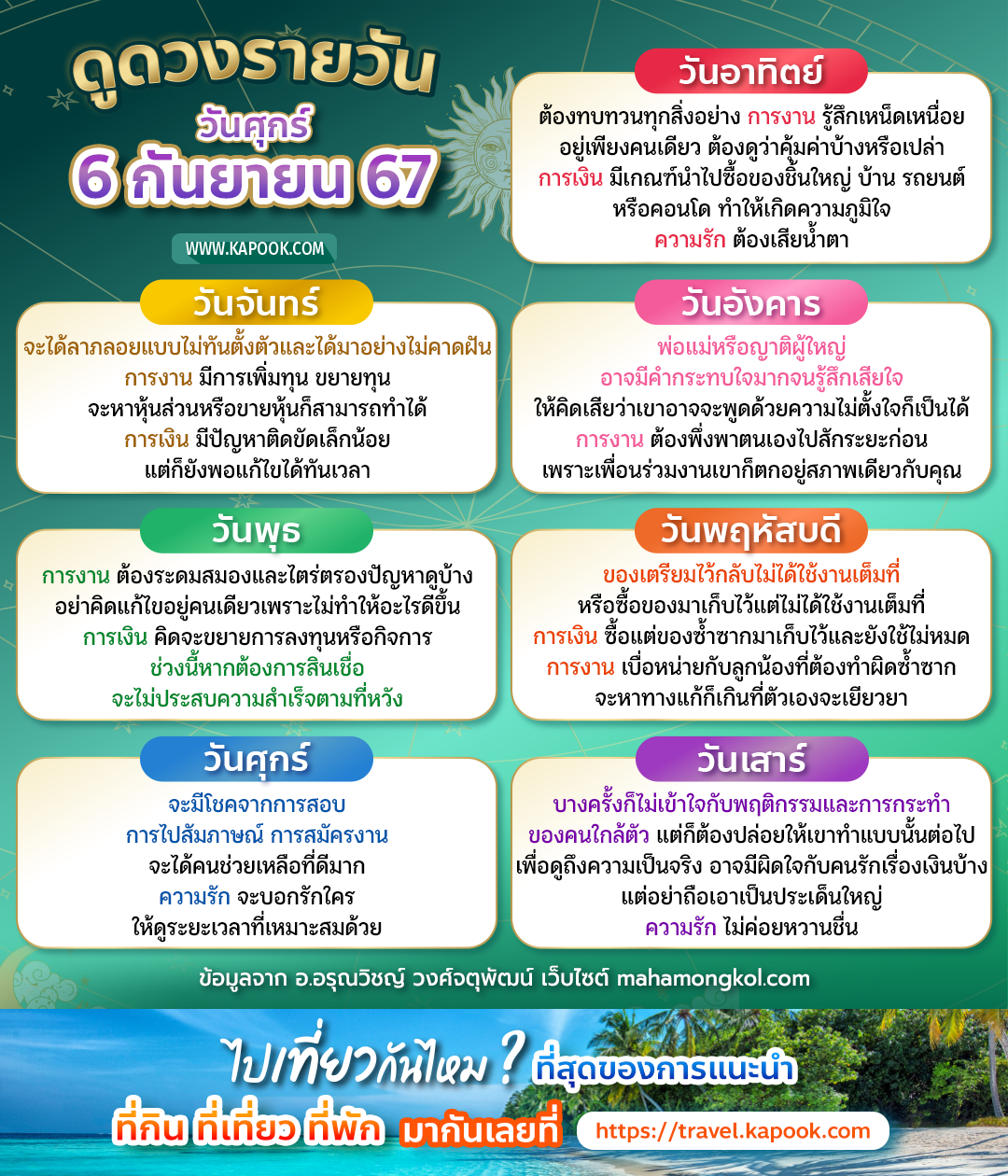 ดูดวงรายวัน ดูดวงรายวัน