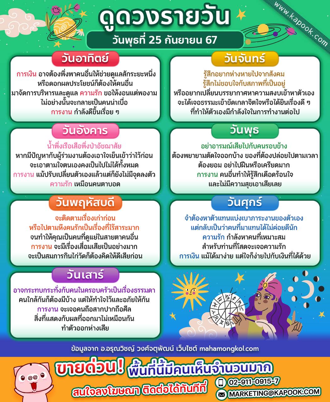 ดูดวงรายวัน ดูดวงรายวัน