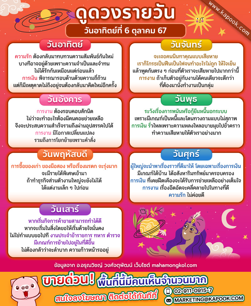 ดูดวงรายวัน ดูดวงรายวัน