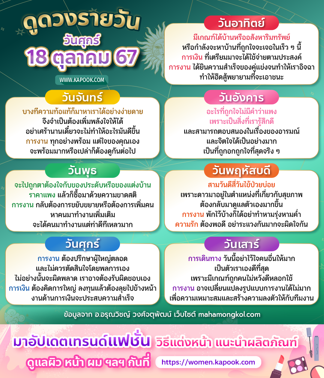 ดูดวงรายวัน ดูดวงรายวัน