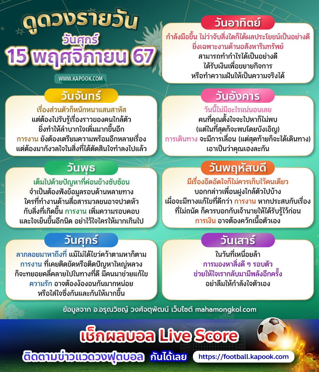 ดูดวงรายวัน ดูดวงรายวัน