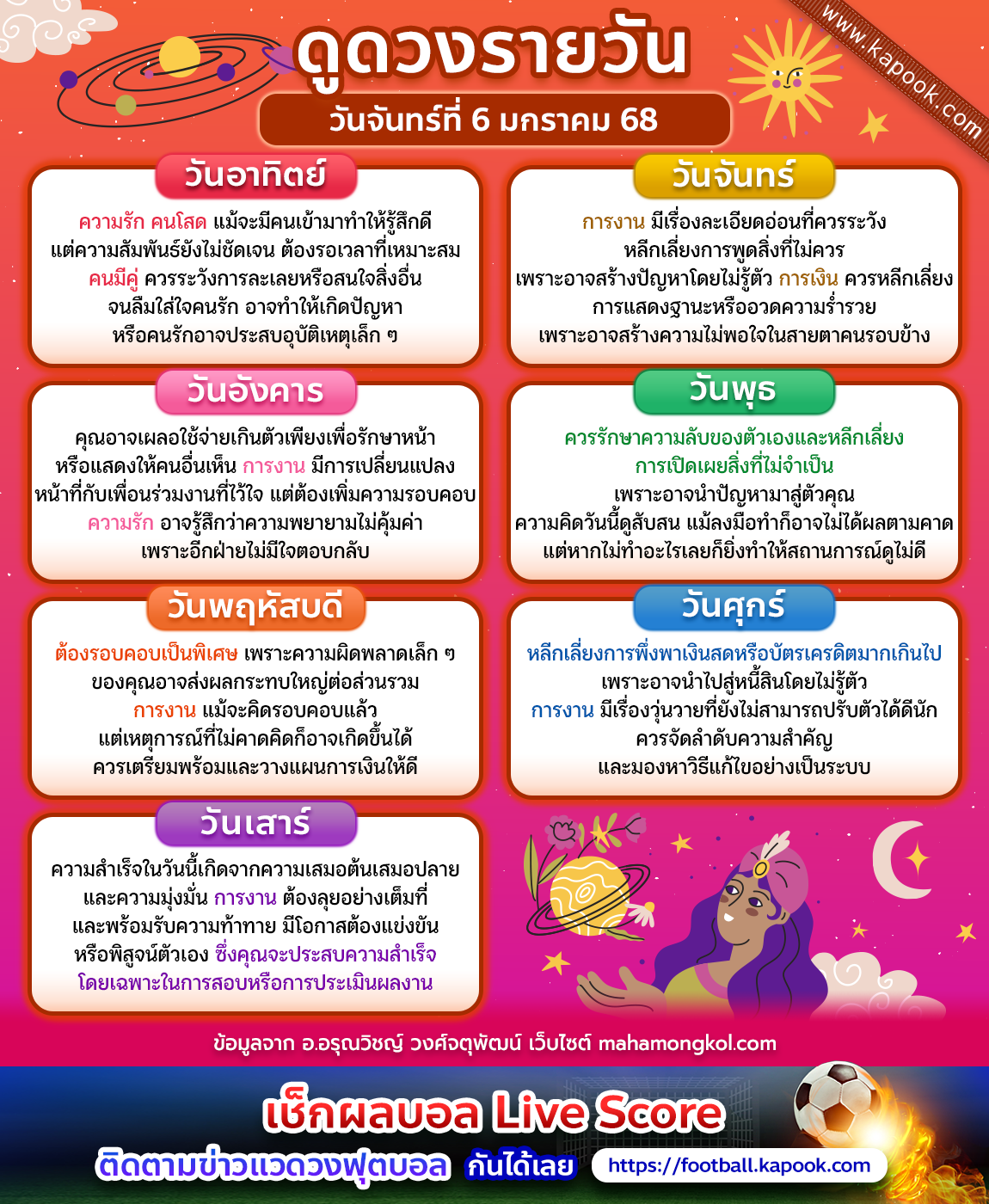 ดูดวงรายวัน ดูดวงรายวัน