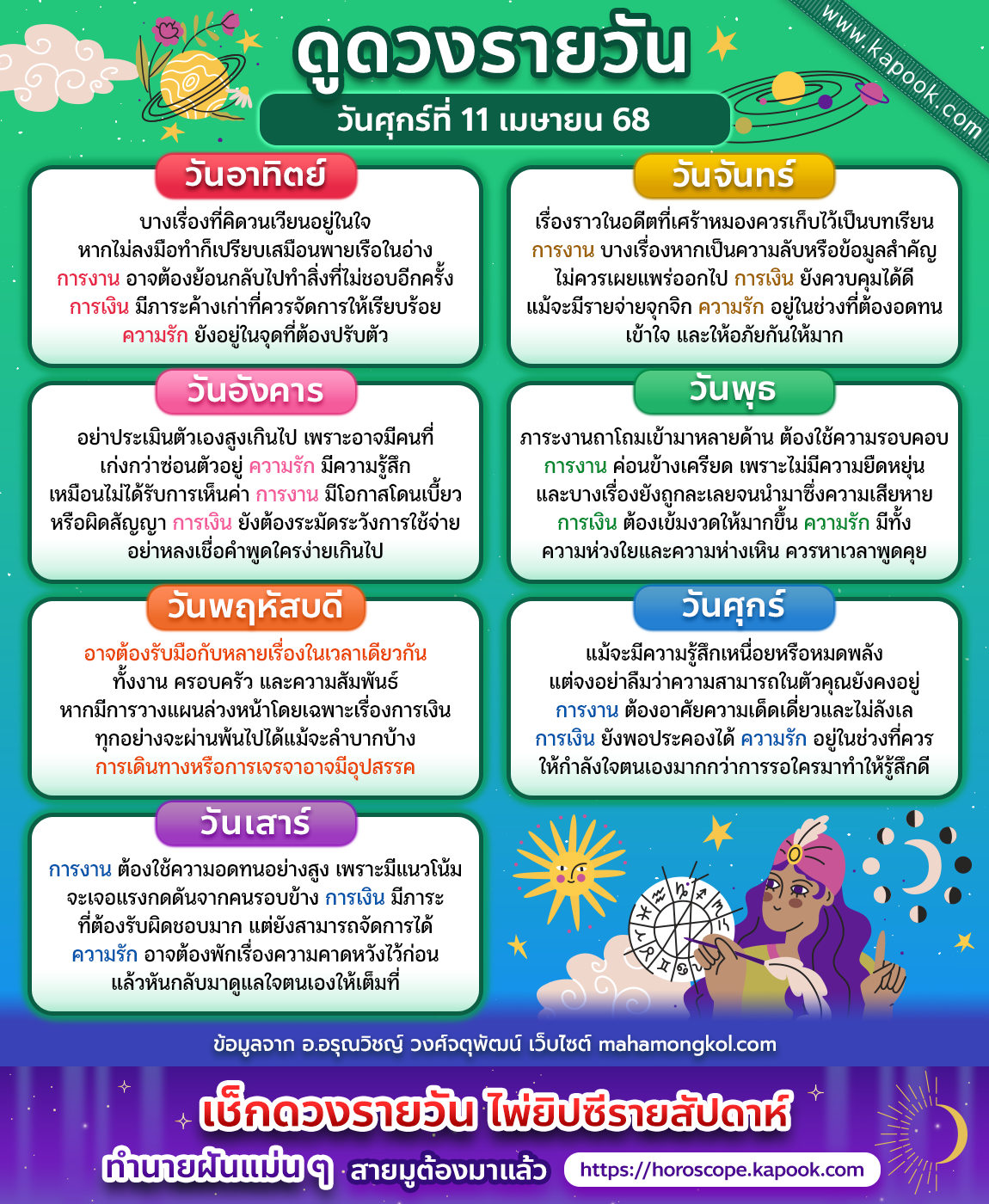 ดูดวงรายวัน ดูดวงรายวัน