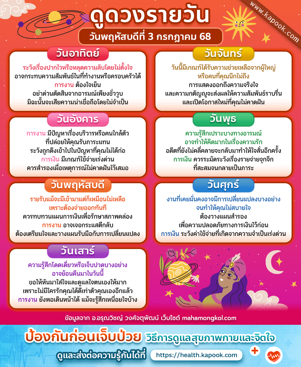 ดูดวงรายวัน ดูดวงรายวัน